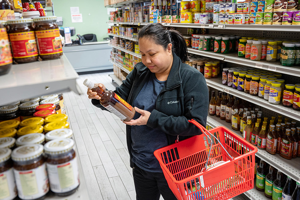 CoxHealth nurse Nonalyn Macugay shops for the foods she grew up with at the Filipino Market.